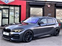 BMW 1 Series 3.0 M140i Shadow Edition 5dr Step Auto 451 BHP STAGE II BM3 STANCE HUGE UPGRADES MINERAL GREY Hatchback Petrol Grey