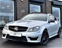Mercedes-Benz C Class 6.2 C63 Edition 125 2dr Auto CARBON EDITION PERFORMANCE PACK PLUS AMG DRIVERS PACK HUGE SPEC VERY RARE Coupe Petrol Silver