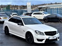 Mercedes-Benz C Class 6.2 C63 4dr Auto Saloon Petrol White