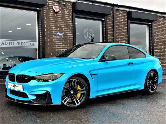 2015 BMW M4 3.0 COUPE DCT AUTO WITH EXTRAS PORSCHE RIVIERA BLUE STAGE 1 UPGRADES MILTEKS