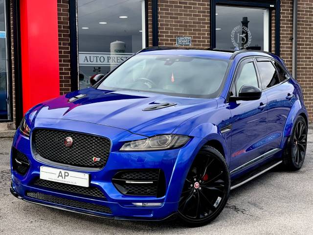 2018 Jaguar F-Pace 3.0d V6 S 5dr Auto AWD WIDE BODY GTS RARE PERFORMANCE BLUE 68 REG