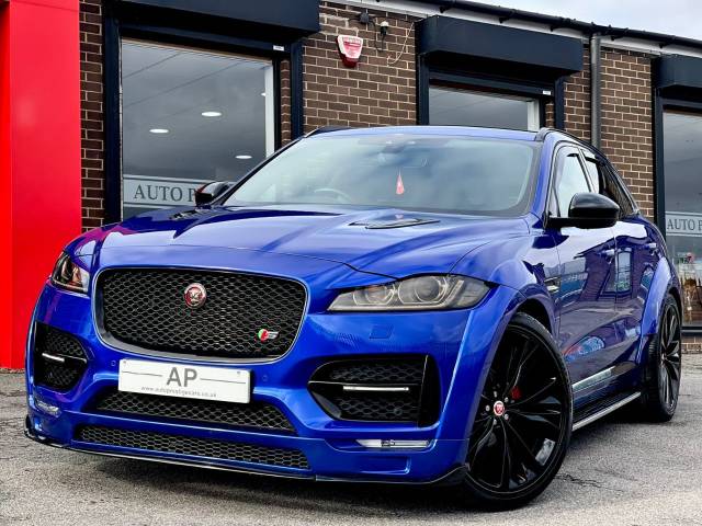 2018 Jaguar F-Pace 3.0d V6 S 5dr Auto AWD WIDE BODY GTS RARE PERFORMANCE BLUE 68 REG