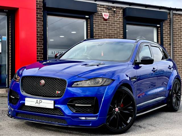 2018 Jaguar F-Pace 3.0d V6 S 5dr Auto AWD WIDE BODY GTS RARE PERFORMANCE BLUE 68 REG