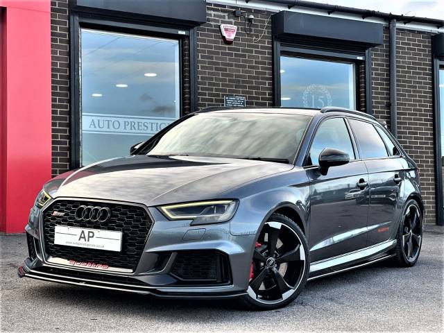 Audi RS3 2.5 TFSI RS 3 Quattro 5dr S Tronic GREY 68 REG LITCHFIELD STAGE II 500 BHP Hatchback Petrol Grey