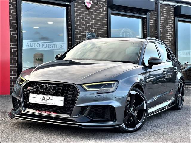 2018 Audi RS3 2.5 TFSI RS 3 Quattro 5dr S Tronic GREY 68 REG LITCHFIELD STAGE II 500 BHP