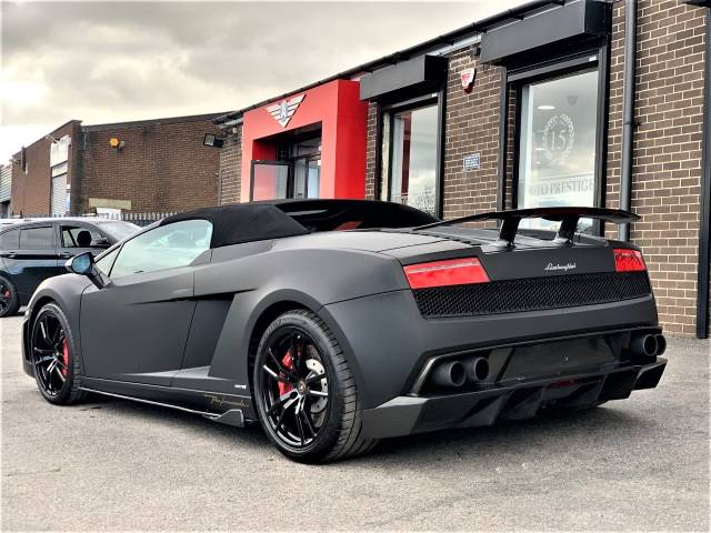 2011 Lamborghini Gallardo 5.2 SPYDER AUTO LP570-4 PERFORMANTE CARBON EDITION STEALTH BLACK CARBON SEATS