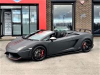 Lamborghini Gallardo 5.2 SPYDER AUTO LP570-4 PERFORMANTE CARBON EDITION STEALTH BLACK CARBON SEATS Convertible Petrol Black