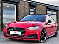 Audi S5 3.0 SPORTBACK Quattro 5dr Tiptronic HUGE SPECIFICATION PAN ROOF VIRTIUAL MATRIX BLACK PACK Hatchback Petrol Tango Metallic Red