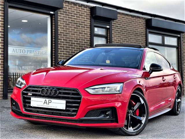 Audi S5 3.0 SPORTBACK Quattro 5dr Tiptronic HUGE SPECIFICATION PAN ROOF VIRTIUAL MATRIX BLACK PACK Hatchback Petrol Tango Metallic Red