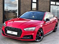 Audi S5 3.0 SPORTBACK Quattro 5dr Tiptronic HUGE SPECIFICATION PAN ROOF VIRTIUAL MATRIX BLACK PACK Hatchback Petrol Tango Metallic Red