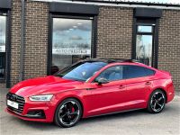 Audi S5 3.0 SPORTBACK Quattro 5dr Tiptronic HUGE SPECIFICATION PAN ROOF VIRTIUAL MATRIX BLACK PACK Hatchback Petrol Tango Metallic Red