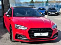Audi S5 3.0 SPORTBACK Quattro 5dr Tiptronic HUGE SPECIFICATION PAN ROOF VIRTIUAL MATRIX BLACK PACK Hatchback Petrol Tango Metallic Red
