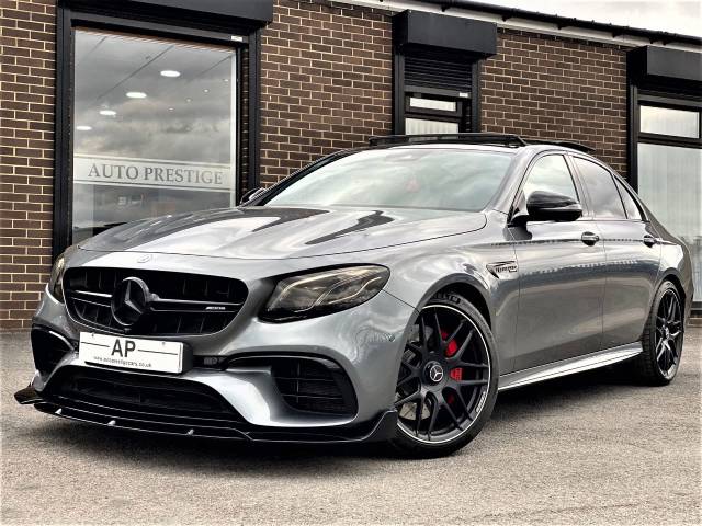 Mercedes-Benz E Class 4.0 E63 S 4Matic+ 4dr 9G-Tronic MEGA SPEC 1 OWNER Saloon Petrol Grey