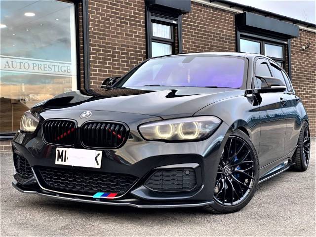 BMW 1 Series 3.0 M140i Shadow Edition 5dr Step Auto STAGE II+ 462 BHP THOUSANDS SPENT ENTHUSIAST CAR BLACK WIDOW PACK Hatchback Petrol Black