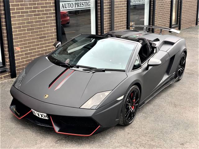 Lamborghini Gallardo 5.2 SPYDER AUTO LP570-4 PERFORMANTE CARBON EDITION STEALTH BLACK CARBON SEATS Convertible Petrol Black