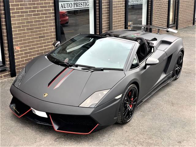 2011 Lamborghini Gallardo 5.2 SPYDER AUTO LP570-4 PERFORMANTE CARBON EDITION STEALTH BLACK CARBON SEATS