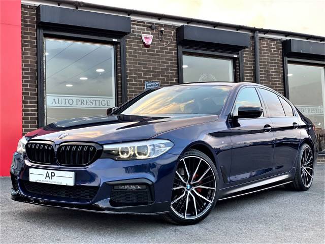 BMW 5 Series 2.0 520d M Sport 4dr Auto BLUE M PERFORMANCE KIT Saloon Diesel Blue