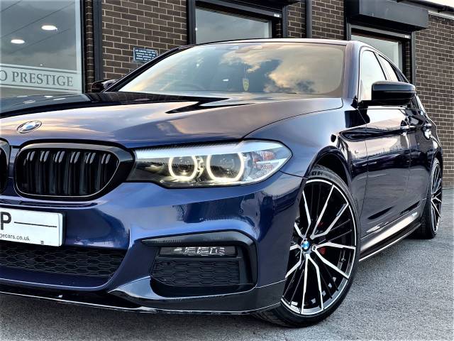 2018 BMW 5 Series 2.0 520d M Sport 4dr Auto BLUE M PERFORMANCE KIT