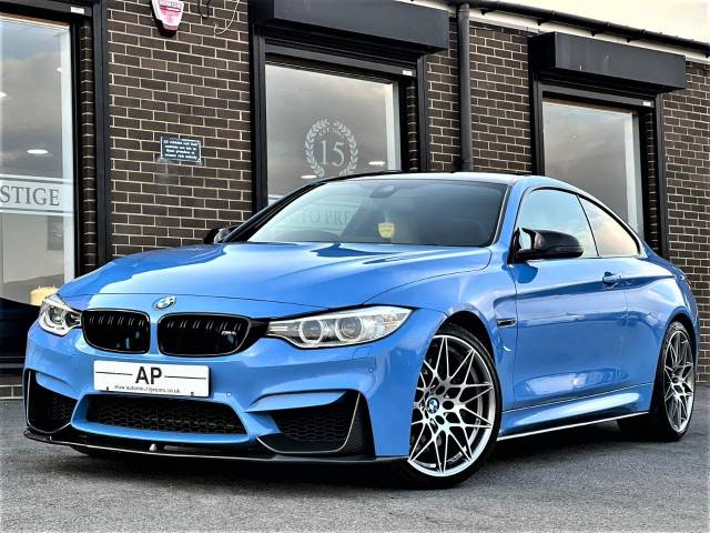 BMW M4 3.0 M4 2dr DCT [Competition Pack] WITH HUGE SPEC CARBON KIT HEADS UP CAMERA HARMAN KARDON Coupe Petrol Blue