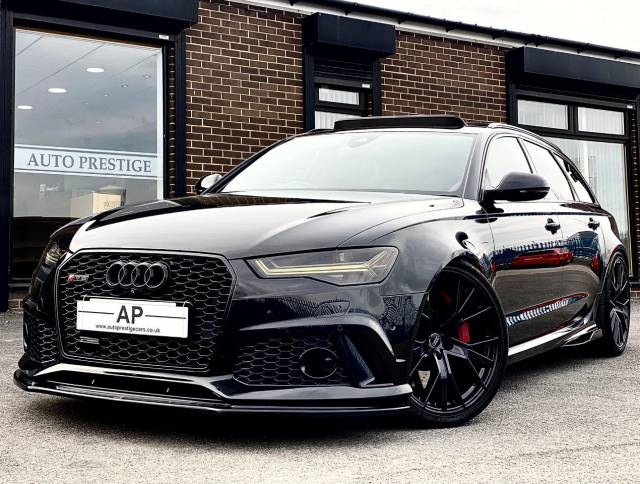 Audi RS6 4.0T FSI Quattro 5dr Tip Auto OVER 20K  OF FACTORY UPGRADES AND MODIFCATIONS APR STAGE II 730 BHP Estate Petrol Black
