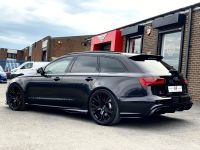 Audi RS6 4.0T FSI Quattro 5dr Tip Auto OVER 20K OF FACTORY UPGRADES AND MODIFCATIONS APR STAGE II 730 BHP Estate Petrol Black
