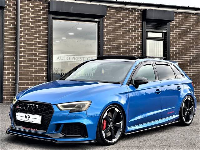 Audi RS3 2.5 TFSI RS 3 Quattro 5dr S Tronic DAZA STAGE 2 530BHP+H&R+PANROOF Hatchback Petrol Blue