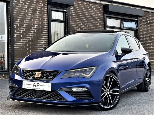 SEAT Leon 2.0 TSI 290 Cupra Lux [EZ] 5dr DSG HUGE SPEC Hatchback Petrol Blue