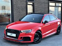 Audi RS3 2.5 TFSI RS 3 Quattro 4dr S Tronic STAGE 1 490BHP+PANROOF+BUCKETS+R/CAM+BRAND NEW DISCS/PADS Saloon Petrol Red