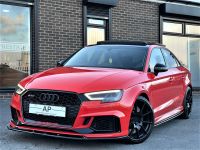 Audi RS3 2.5 TFSI RS 3 Quattro 4dr S Tronic STAGE 1 490BHP+PANROOF+BUCKETS+R/CAM+BRAND NEW DISCS/PADS Saloon Petrol Red