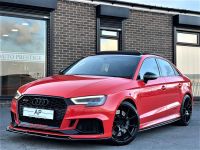 Audi RS3 2.5 TFSI RS 3 Quattro 4dr S Tronic STAGE 1 490BHP+PANROOF+BUCKETS+R/CAM+BRAND NEW DISCS/PADS Saloon Petrol Red