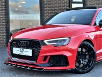 Audi RS3 2.5 TFSI RS 3 Quattro 4dr S Tronic STAGE 1 490BHP+PANROOF+BUCKETS+R/CAM+BRAND NEW DISCS/PADS Saloon Petrol Red