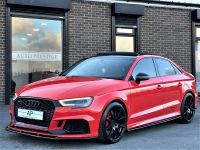 Audi RS3 2.5 TFSI RS 3 Quattro 4dr S Tronic STAGE 1 490BHP+PANROOF+BUCKETS+R/CAM+BRAND NEW DISCS/PADS Saloon Petrol Red