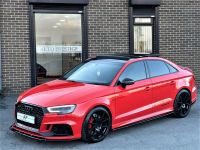 Audi RS3 2.5 TFSI RS 3 Quattro 4dr S Tronic STAGE 1 490BHP+PANROOF+BUCKETS+R/CAM+BRAND NEW DISCS/PADS Saloon Petrol Red