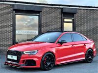 Audi RS3 2.5 TFSI RS 3 Quattro 4dr S Tronic STAGE 1 490BHP+PANROOF+BUCKETS+R/CAM+BRAND NEW DISCS/PADS Saloon Petrol Red