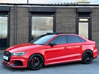 Audi RS3 2.5 TFSI RS 3 Quattro 4dr S Tronic STAGE 1 490BHP+PANROOF+BUCKETS+R/CAM+BRAND NEW DISCS/PADS Saloon Petrol Red