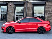 Audi RS3 2.5 TFSI RS 3 Quattro 4dr S Tronic STAGE 1 490BHP+PANROOF+BUCKETS+R/CAM+BRAND NEW DISCS/PADS Saloon Petrol Red