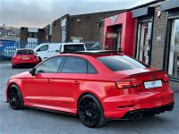 Audi RS3 2.5 TFSI RS 3 Quattro 4dr S Tronic STAGE 1 490BHP+PANROOF+BUCKETS+R/CAM+BRAND NEW DISCS/PADS Saloon Petrol Red