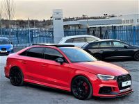 Audi RS3 2.5 TFSI RS 3 Quattro 4dr S Tronic STAGE 1 490BHP+PANROOF+BUCKETS+R/CAM+BRAND NEW DISCS/PADS Saloon Petrol Red
