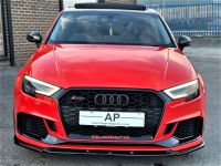 Audi RS3 2.5 TFSI RS 3 Quattro 4dr S Tronic STAGE 1 490BHP+PANROOF+BUCKETS+R/CAM+BRAND NEW DISCS/PADS Saloon Petrol Red