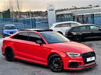 Audi RS3 2.5 TFSI RS 3 Quattro 4dr S Tronic STAGE 1 490BHP+PANROOF+BUCKETS+R/CAM+BRAND NEW DISCS/PADS Saloon Petrol Red