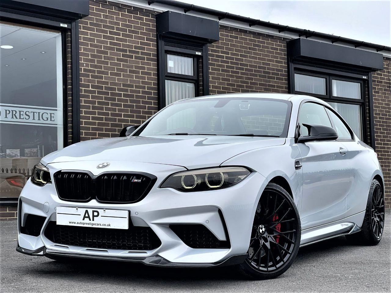 BMW M2 3.0 M2 Competition 2dr DCT STAGE 2+STAGE 3 XPS FLASH+520BHP Coupe Petrol Grey/silver at Autoprestige Bradford