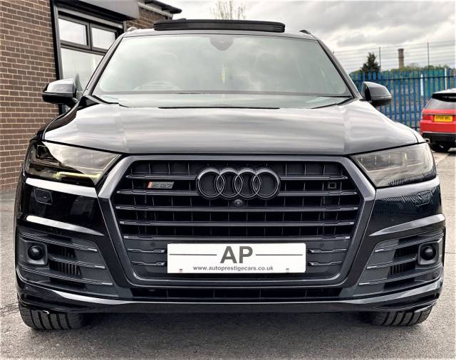 2018 Audi Q7 4.0 SQ7 Quattro Vorsprung 5dr Tip Auto HUGE SPECIFICATION BLACK EDITION VAT Q TWIN TURBO V8