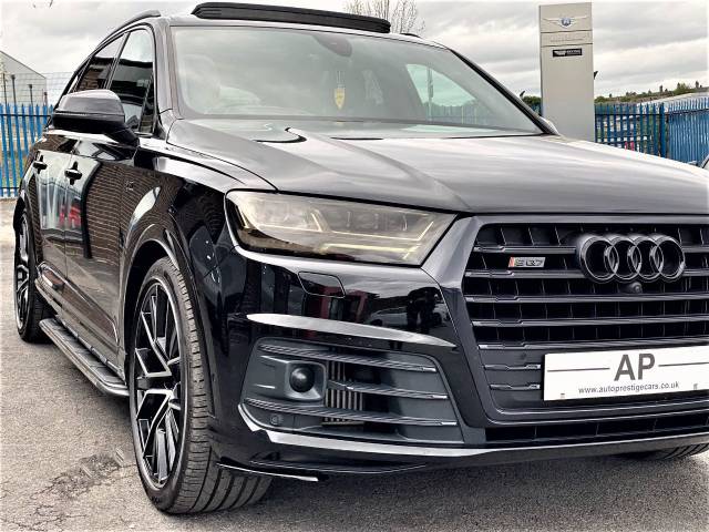 2018 Audi Q7 4.0 SQ7 Quattro Vorsprung 5dr Tip Auto HUGE SPECIFICATION BLACK EDITION VAT Q TWIN TURBO V8