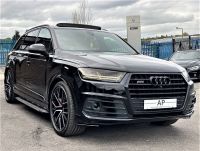 Audi Q7 4.0 SQ7 Quattro Vorsprung 5dr Tip Auto HUGE SPECIFICATION BLACK EDITION VAT Q TWIN TURBO V8 Estate Diesel Black