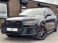 Audi Q7 4.0 SQ7 Quattro Vorsprung 5dr Tip Auto HUGE SPECIFICATION BLACK EDITION VAT Q TWIN TURBO V8 Estate Diesel Black