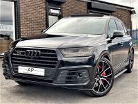 Audi Q7 4.0 SQ7 Quattro Vorsprung 5dr Tip Auto HUGE SPECIFICATION BLACK EDITION VAT Q TWIN TURBO V8 Estate Diesel Black