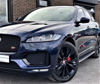Jaguar F-Pace 3.0d V6 S 5dr Auto AWD 67 REG RARE DEEP BLUE WITH BLACK PACKAGE AND HUGE UPGRADES FROM FACTORY Estate Diesel Blue