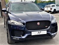 Jaguar F-Pace 3.0d V6 S 5dr Auto AWD 67 REG RARE DEEP BLUE WITH BLACK PACKAGE AND HUGE UPGRADES FROM FACTORY Estate Diesel Blue