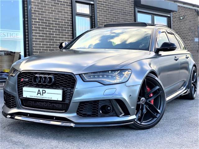 Audi RS6 4.0 Bi-Turbo Quattro 5dr Tip Auto LAUNCH EDITION OVER 100K NEW MATT GREY NIGHT VISION BANG OLUFSEN Estate Petrol Grey