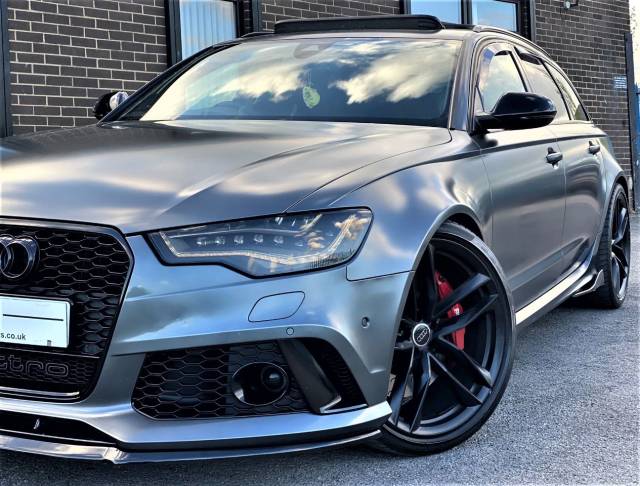 2014 Audi RS6 4.0 Bi-Turbo Quattro 5dr Tip Auto LAUNCH EDITION OVER 100K NEW MATT GREY NIGHT VISION BANG OLUFSEN